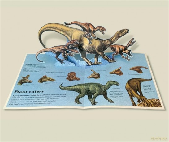 Pop-Up Dinosaurium: An interactive Welcome to the Museum pop-up for young readers - Chris (Il) Wormell [KSIĄŻKA]