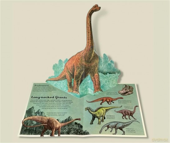 Pop-Up Dinosaurium: An interactive Welcome to the Museum pop-up for young readers - Chris (Il) Wormell [KSIĄŻKA]