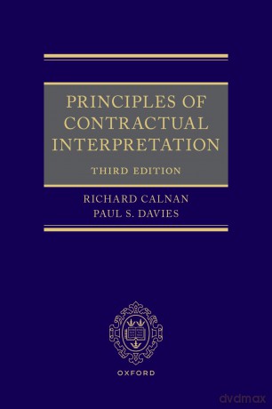Principles of Contractual Interpretation [KSIĄŻKA]