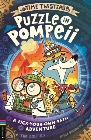 Puzzle in Pompeii: A Pick-Your-Own-Path Adventure (Time Twisters) - Tim Collins [KSIĄŻKA]