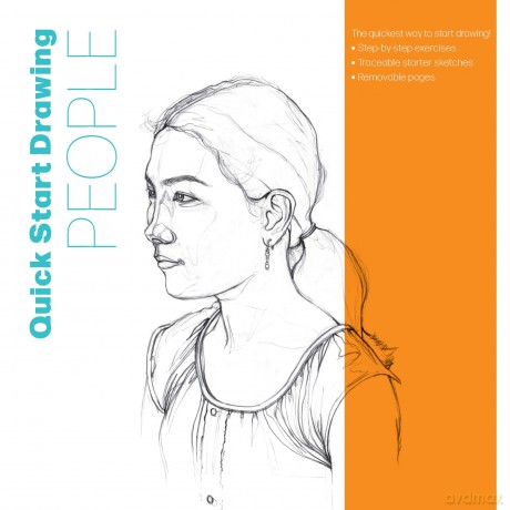 Quick Start Drawing People: The quickest way to start drawing! Step-by-step exercises, Traceable starter sketches, Removable pages (Big School of Drawing) - Walter Foster/Team [KSIĄŻKA]