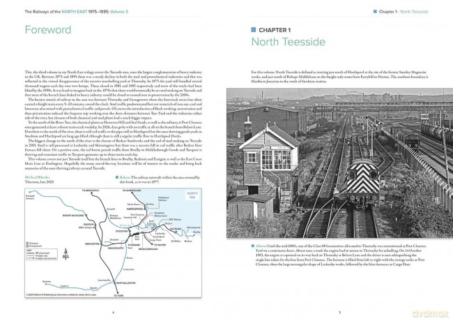 Railways of the North East 1975-1995 Volume 3: Teesside - Michael Rhodes [KSIĄŻKA]