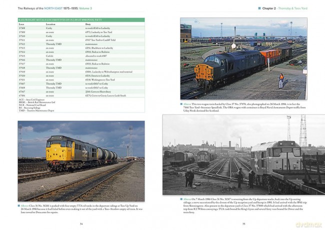 Railways of the North East 1975-1995 Volume 3: Teesside - Michael Rhodes [KSIĄŻKA]