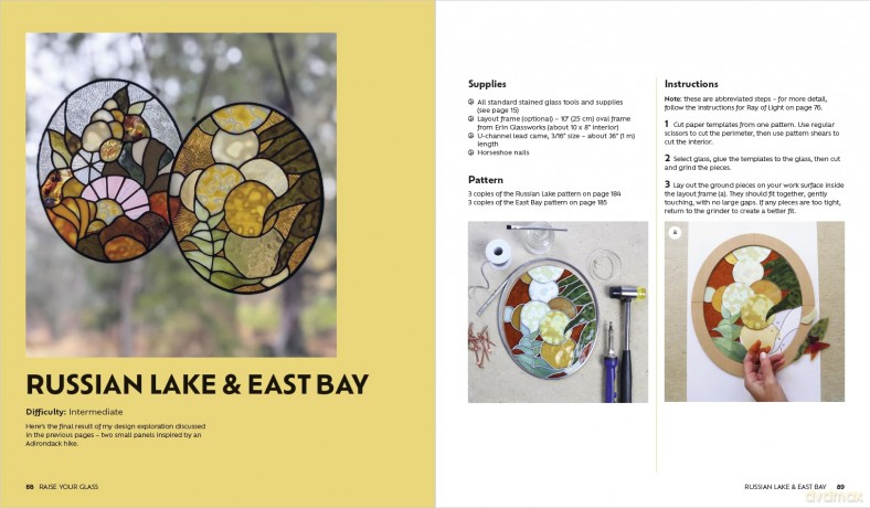 Raise Your Glass: 28 Stained Glass Projects, Patterns and Tutorials - Neile Cooper [KSIĄŻKA]
