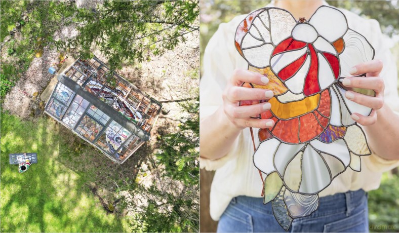 Raise Your Glass: 28 Stained Glass Projects, Patterns and Tutorials - Neile Cooper [KSIĄŻKA]