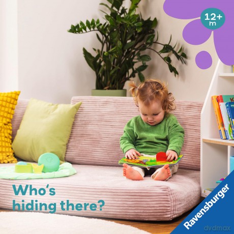 Ravensburger Play+ Are You Hiding, Little Fox - Infant and Baby Sensory Book - Toddler Activity and Developments - 12 Months+ - Unknown [KSIĄŻKA]