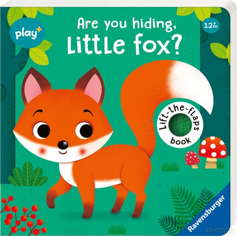 Ravensburger Play+ Are You Hiding, Little Fox - Infant and Baby Sensory Book - Toddler Activity and Developments - 12 Months+ - Unknown [KSIĄŻKA]