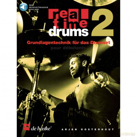 Real Time Drums 2 (D) - Arjen Oosterhout [KSIĄŻKA]