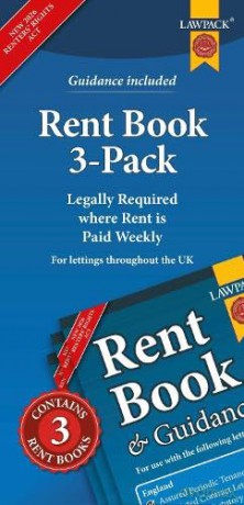 Rent Book 3-Pack: Legally Required where Rent is Paid Weekly - for Use throughout the UK - Lawpack [KSIĄŻKA]