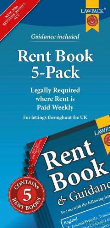 Rent Book 5-Pack: Legally Required where Rent is Paid Weekly - valid for use throughout the UK - Lawpack [KSIĄŻKA]