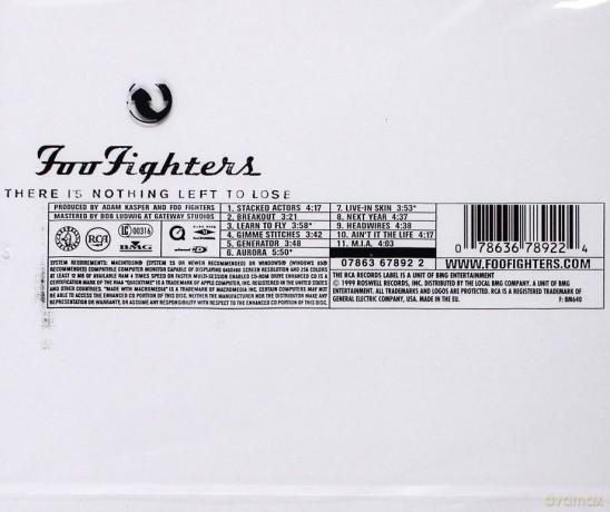 Foo Fighters: There Is Nothing Left To Lose [CD]
