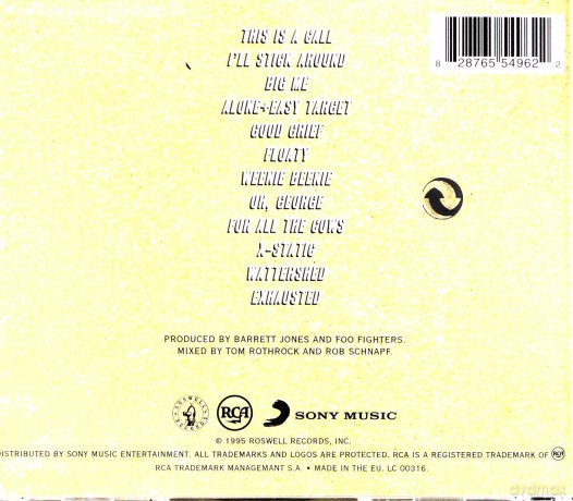 Foo Fighters: Foo Fighters [CD]
