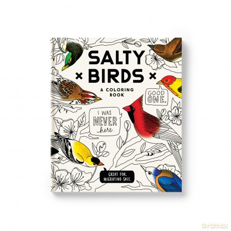 Salty Birds Coloring Book - Brass Monkey [KSIĄŻKA]