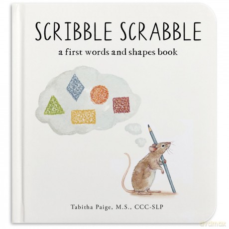 Scribble Scrabble: A Board Book of First Words and Shapes for Growing Minds (A Wishy Washy Sequel): 16 (Our Little Adventures Series) - Tabitha Paige [KSIĄŻKA]