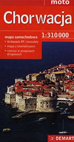 Chorwacja- mapa samochodowa