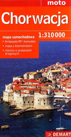 Chorwacja- mapa samochodowa