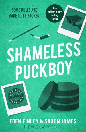 Shameless Puckboy: The ice-meltingly hot forbidden enemies to lovers ice hockey romance: 3 (Puckboys, 3) - Saxon James [KSIĄŻKA]