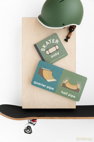Skater Baby: Board Book for Early Learners (Let's Go! Baby) - Danielle, Il Wilson [KSIĄŻKA]