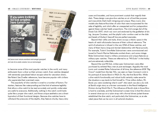 Small Luxuries: Watches - David Von Bader [KSIĄŻKA]