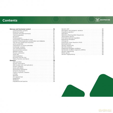 SnapRevise A-Level Biology Summary Notes - Snaprevise [KSIĄŻKA]