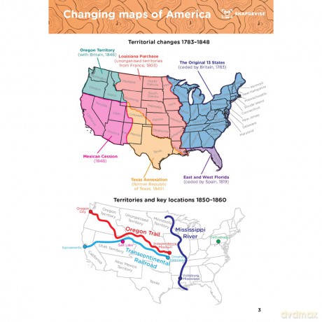 SnapRevise GCSE History Summary Notes: The American West - Sabiha Khan [KSIĄŻKA]