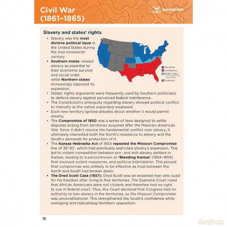 SnapRevise GCSE History Summary Notes: The American West - Sabiha Khan [KSIĄŻKA]