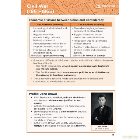 SnapRevise GCSE History Summary Notes: The American West - Sabiha Khan [KSIĄŻKA]