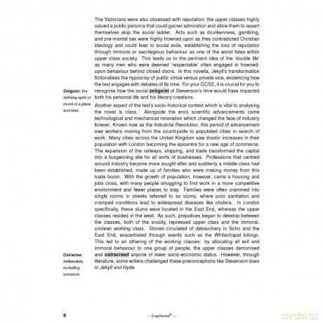 SnapRevise Strange Case of Dr Jekyll and Mr Hyde by Robert Louis Stevenson Text Guide - Sarah Montgomery [KSIĄŻKA]
