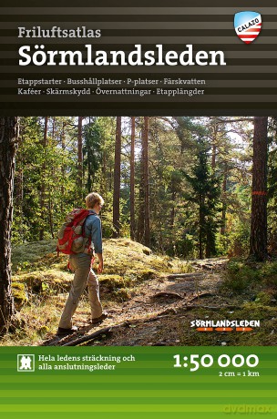 Sörmlandsleden - Friluftsatlas (Outdoor atlas) [KSIĄŻKA]