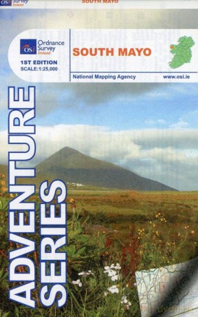South Mayo Adventure Map | Water-Resistant | Great Western Greenway | Ordnance Survey Ireland | OSI 1:25,000 Scale Series | Ireland | Walks | Hiking | Maps | Adventure (Adventure Series) - Unknown [KSIĄŻKA]