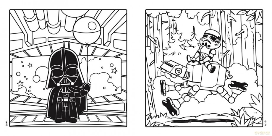 Star Wars: A Cute and Cosy Colouring Book - Walt Disney [KSIĄŻKA]