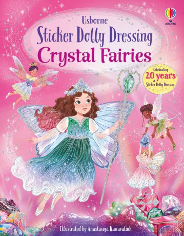 Sticker Dolly Dressing Crystal Fairies - Fiona Watt [KSIĄŻKA]