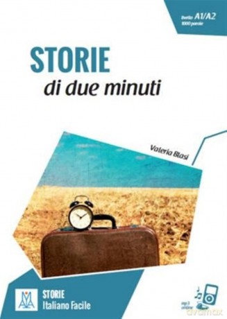 STORIE di due minuti + MP3: Storie di due minuti. Libro + online MP3 audio - Valeria Blasi [KSIĄŻKA]