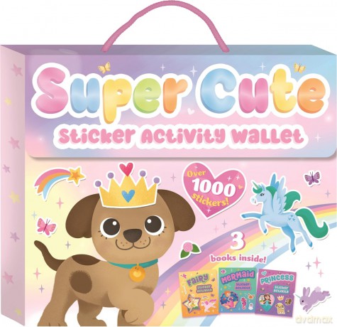 Super Cute Sticker Activity Wallet: Magical activities that travel with you [KSIĄŻKA]