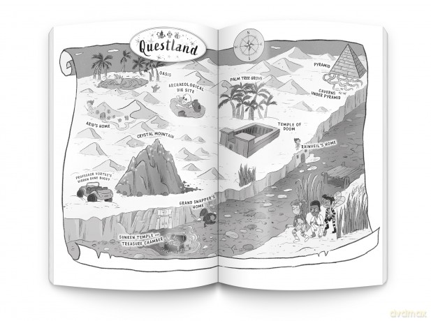 SuperQuesters Mission: Desert Danger | Adventure series with Puzzles, ages 6-9 - Paul Ian Cross [KSIĄŻKA]