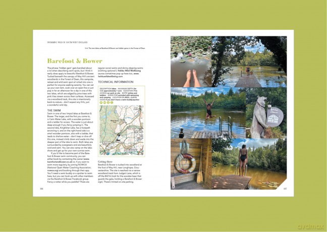 Swimming Wild in South West England: Over 50 wild swimming and open water swimming spots on the beaches, rivers, lakes and tidal pools of the West Country: 4 - Sian Lewis [KSIĄŻKA]