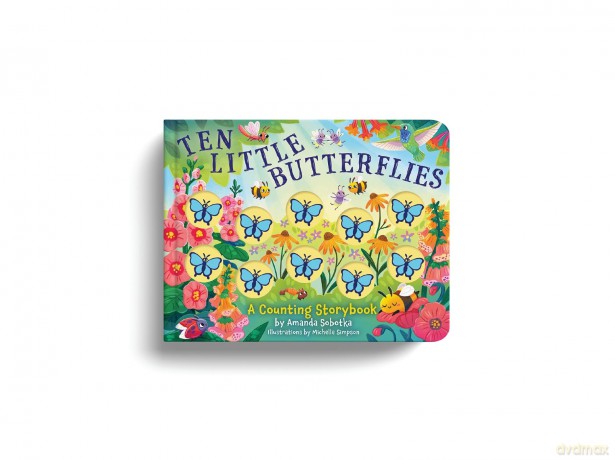 Ten Little Butterflies: A Counting Storybook - Sobotka Amanda [KSIĄŻKA]