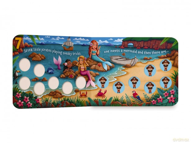 Ten Little Pirates: A Counting Storybook - Sobotka Amanda [KSIĄŻKA]