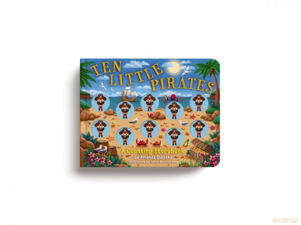 Ten Little Pirates: A Counting Storybook - Sobotka Amanda [KSIĄŻKA]