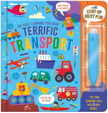 Terrific Transport: My First Learning Pen Book [KSIĄŻKA]