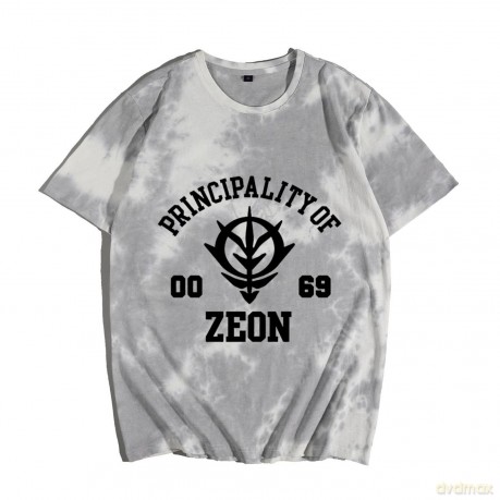 TGV Tie Dye Short Sleeve T-shirt, Neo Zeon Gundam Colorful Painting Tee, Tie-Dye T-Shirt, Men's/Women's, Print, Big T-Shirt, Loose, Top, Matching Look, Gradient, Casual, Soft, Cotton, YELLOW 0, L - James Dyer [KSIĄŻKA]