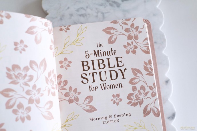 The 5-Minute Bible Study for Women: Morning and Evening Edition - Compiled By Barbour [KSIĄŻKA]