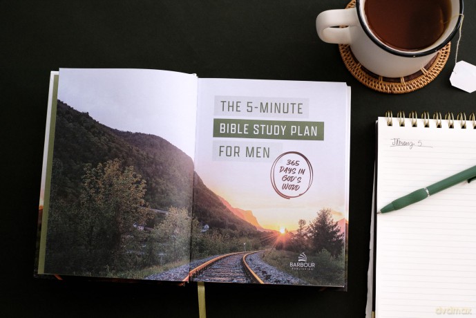 The 5-Minute Bible Study Plan for Men: 365 Days in God's Word - Compiled By Barbour [KSIĄŻKA]