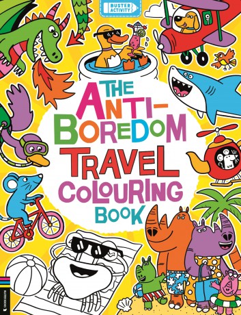 The Anti-Boredom Travel Colouring Book - Chris Dickason [KSIĄŻKA]