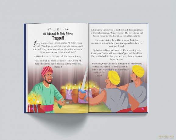 The Arabian Nights: Illustrated Book For Children: Abridged and Illustrated (Classic Tales from India) - Wonder Books [KSIĄŻKA]