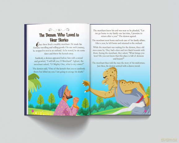 The Arabian Nights: Illustrated Book For Children: Abridged and Illustrated (Classic Tales from India) - Wonder Books [KSIĄŻKA]