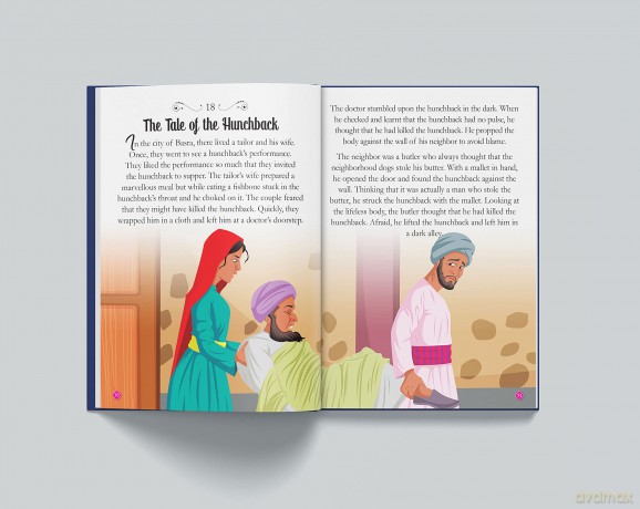 The Arabian Nights: Illustrated Book For Children: Abridged and Illustrated (Classic Tales from India) - Wonder Books [KSIĄŻKA]