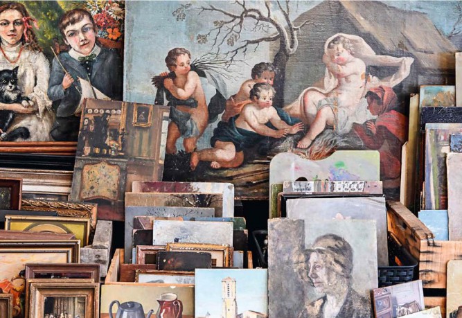 The Art of Antiquing in France: Flea Markets - Brocantes - Antique Shops - S Et Al Santoni [KSIĄŻKA]