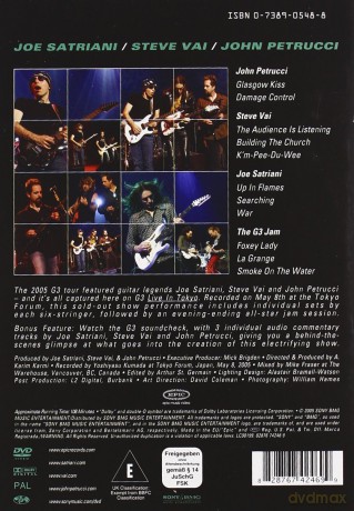 G3: Live in Tokyo [DVD]