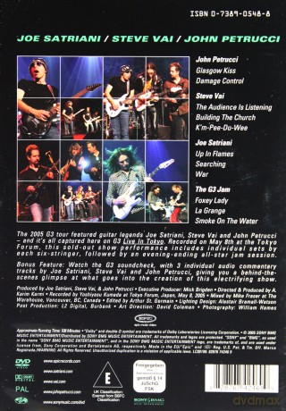 G3: Live in Tokyo [DVD]